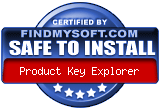Product Key Explorer Award From www.product-key-explorer.findmysoft.com
